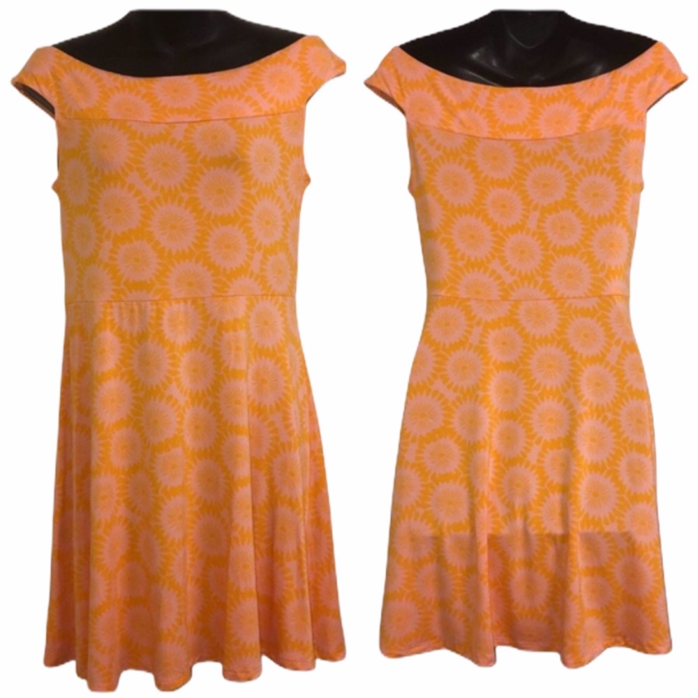 🆕 NWOT Fighting Eel Sunshine Off Shoulder Dress